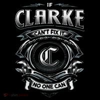 Last Name Clarke If Clarke CanT Fix It Full-Length Apron With Pockets