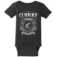 Last Name Clarke If Clarke CanT Fix It Baby Bodysuit