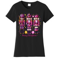 Leopard Nutcracker Christmas 2024 Xmas Pajamas Matching Women's T-Shirt