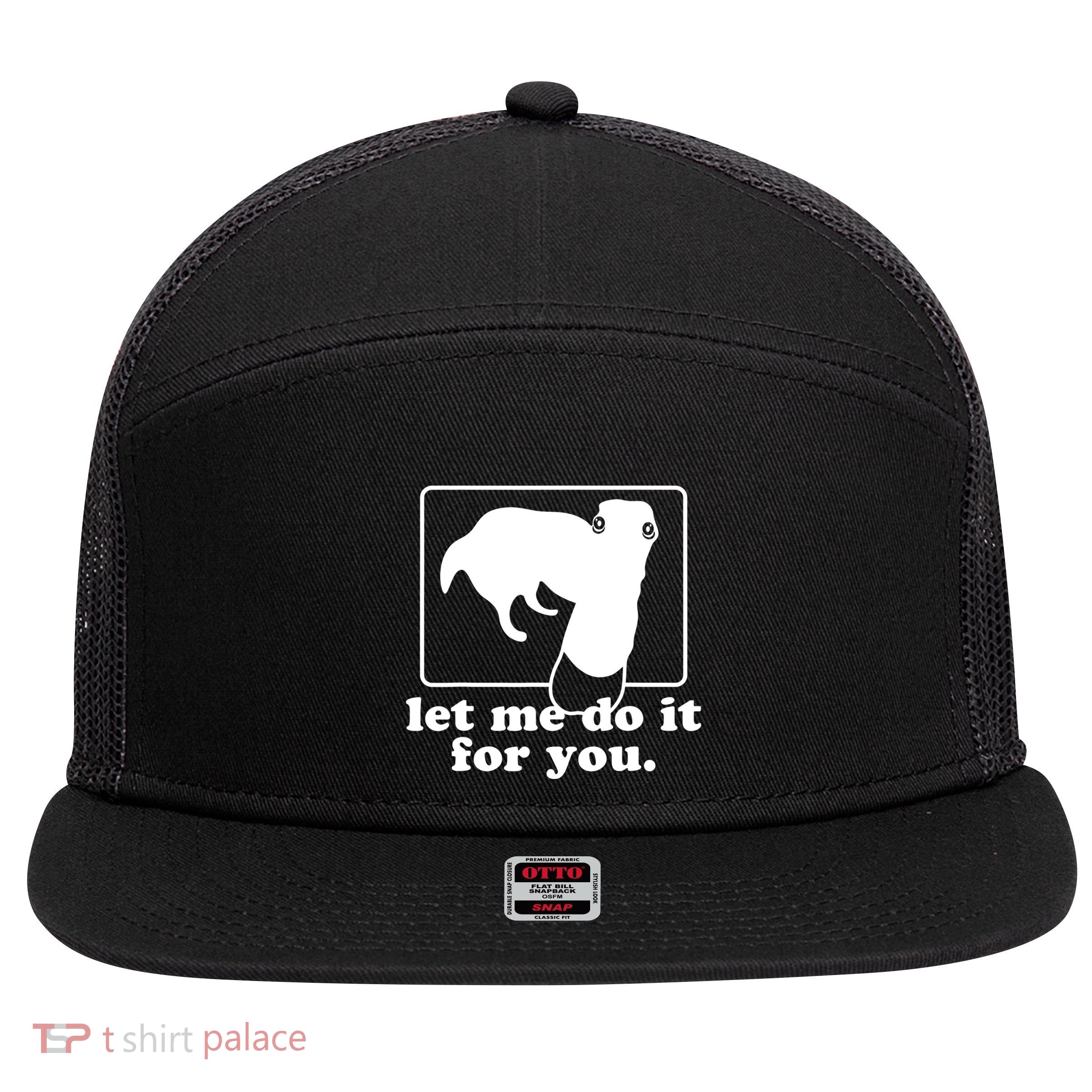 Long Nose Dog Meme Let Me Do It For You Borzoi Dog Meme 7 Panel Mesh Trucker Snapback Hat