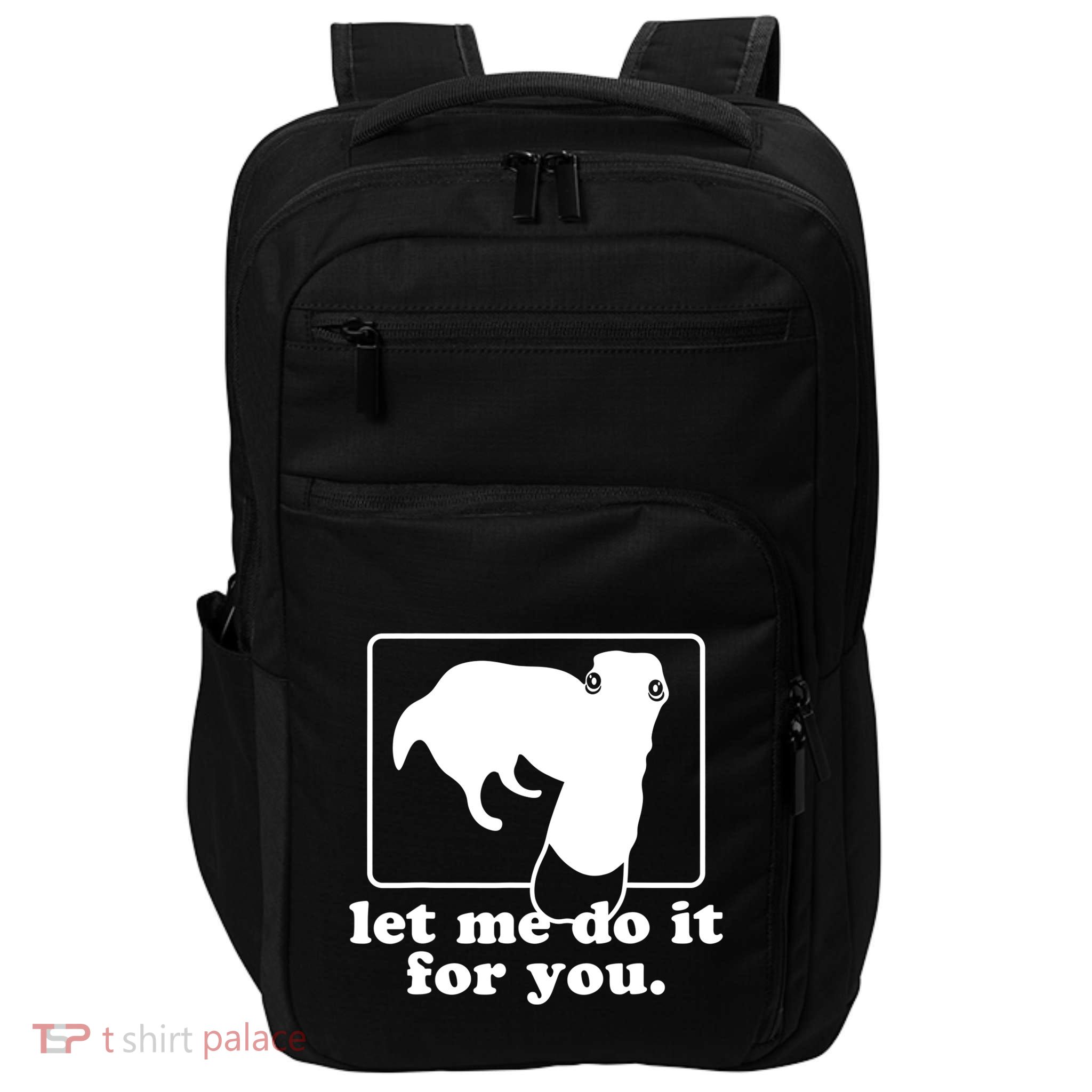 Long Nose Dog Meme Let Me Do It For You Borzoi Dog Meme Impact Tech Backpack