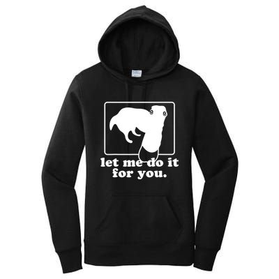 Long Nose Dog Meme Let Me Do It For You Borzoi Dog Meme Women's Pullover Hoodie