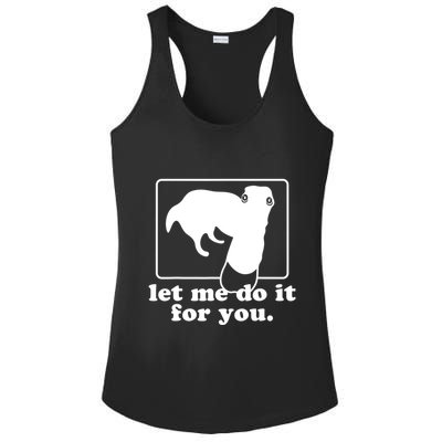 Long Nose Dog Meme Let Me Do It For You Borzoi Dog Meme Ladies PosiCharge Competitor Racerback Tank