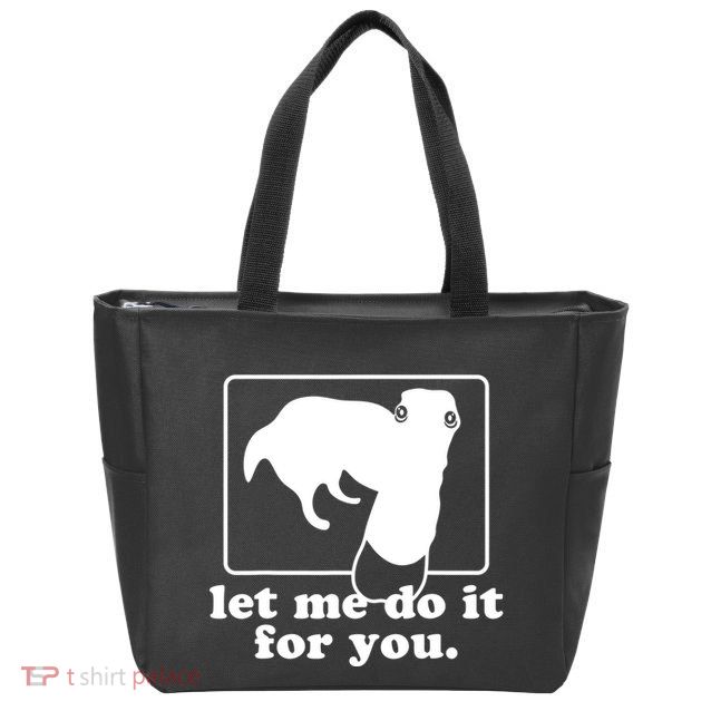 Long Nose Dog Meme Let Me Do It For You Borzoi Dog Meme Zip Tote Bag