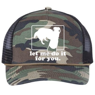 Long Nose Dog Meme Let Me Do It For You Borzoi Dog Meme Retro Rope Trucker Hat Cap