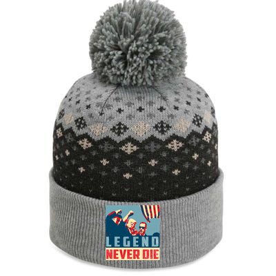 Legend Never Die Trump 2024 President Support Vote For Trump The Baniff Cuffed Pom Beanie