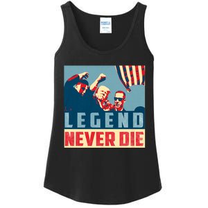 Legend Never Die Trump 2024 President Support Vote For Trump Ladies Essential Tank