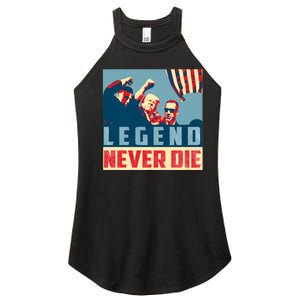 Legend Never Die Trump 2024 President Support Vote For Trump Women's Perfect Tri Rocker Tank