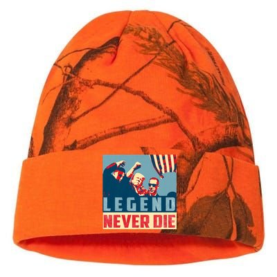 Legend Never Die Trump 2024 President Support Vote For Trump Kati Licensed 12" Camo Beanie