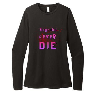 Legends Never Die Womens CVC Long Sleeve Shirt