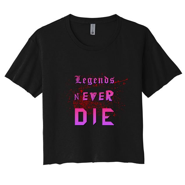 Legends Never Die Crop Top