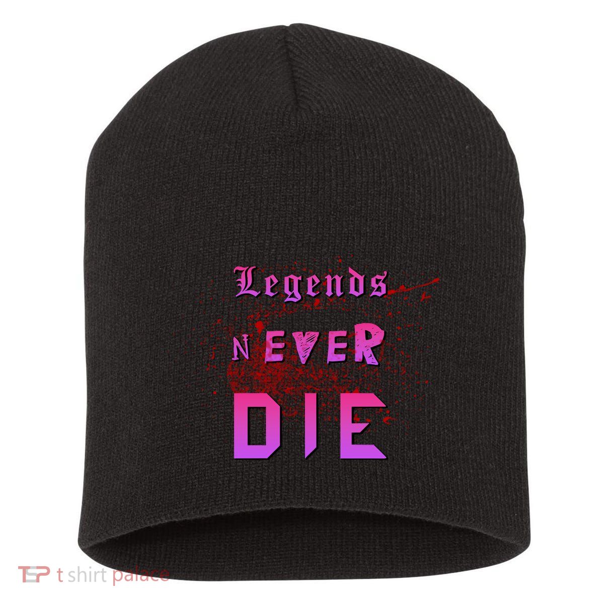 Legends Never Die Short Acrylic Beanie