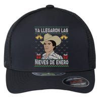 Las Nieves De Enero El Rey Del Corrido Mexican Christmas Flexfit Unipanel Trucker Cap