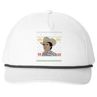 Las Nieves De Enero El Rey Del Corrido Mexican Christmas Snapback Five-Panel Rope Hat