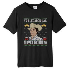 Las Nieves De Enero El Rey Del Corrido Mexican Christmas Tall Fusion ChromaSoft Performance T-Shirt