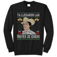 Las Nieves De Enero El Rey Del Corrido Mexican Christmas Tall Sweatshirt