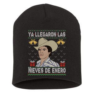 Las Nieves De Enero El Rey Del Corrido Mexican Christmas Short Acrylic Beanie