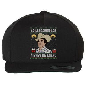 Las Nieves De Enero El Rey Del Corrido Mexican Christmas Wool Snapback Cap