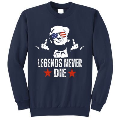 Legends Never Die Donald Trump Sweatshirt