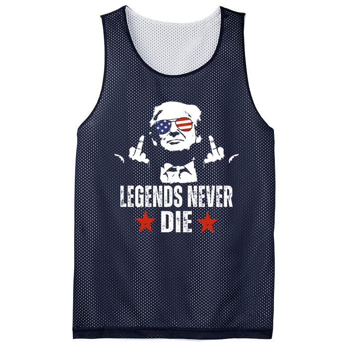 Legends Never Die Donald Trump Mesh Reversible Basketball Jersey Tank