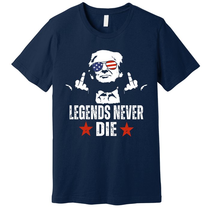 Legends Never Die Donald Trump Premium T-Shirt