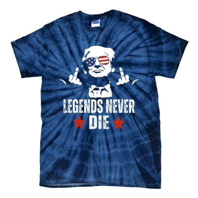 Legends Never Die Donald Trump Tie-Dye T-Shirt