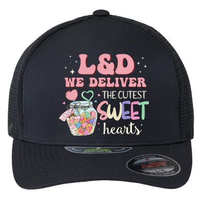 L&D Nurse Deliver The Cutest Sweet Hearts Flexfit Unipanel Trucker Cap