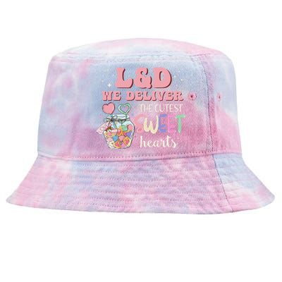 L&D Nurse Deliver The Cutest Sweet Hearts Tie-Dyed Bucket Hat