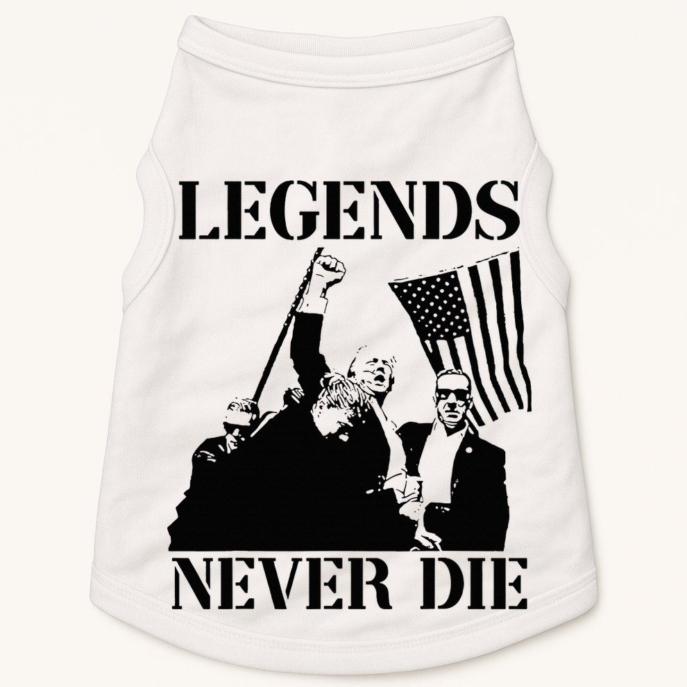 Legends Never Die Trump 2024 Pennsylvania Rally Patriot Doggie Tank