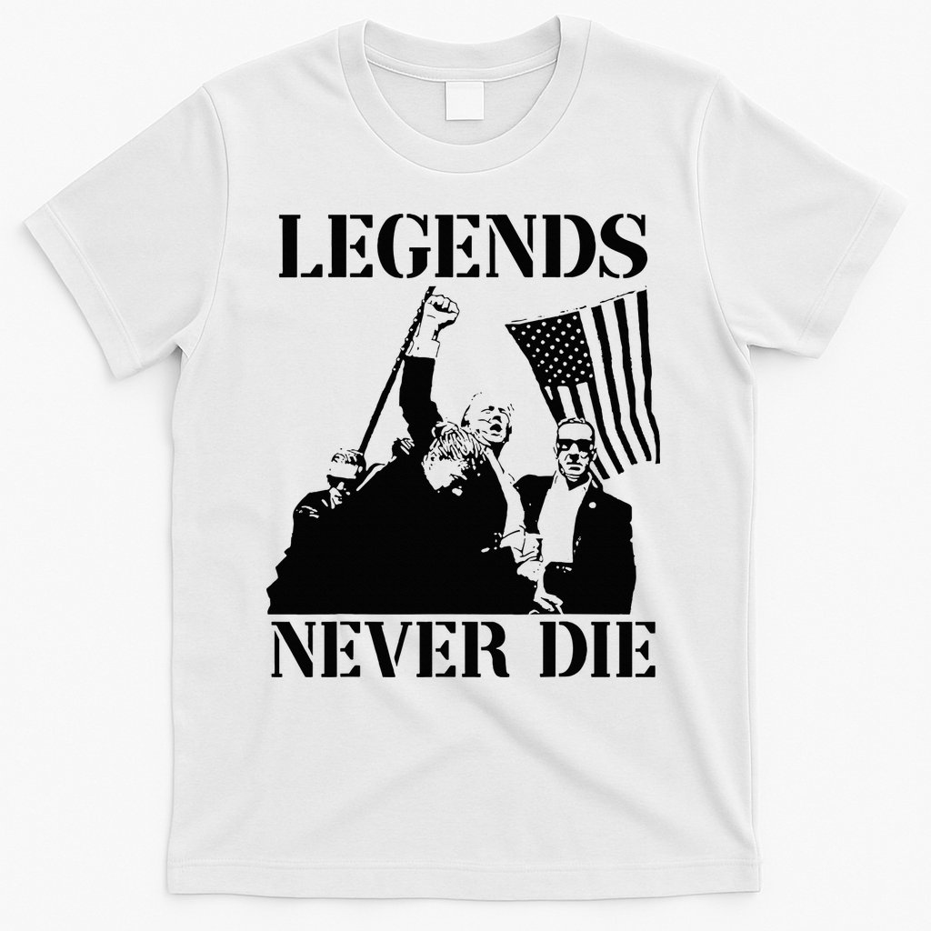 Legends Never Die Trump 2024 Pennsylvania Rally Patriot T-Shirt