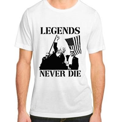 Legends Never Die Trump 2024 Pennsylvania Rally Patriot Adult ChromaSoft Performance T-Shirt