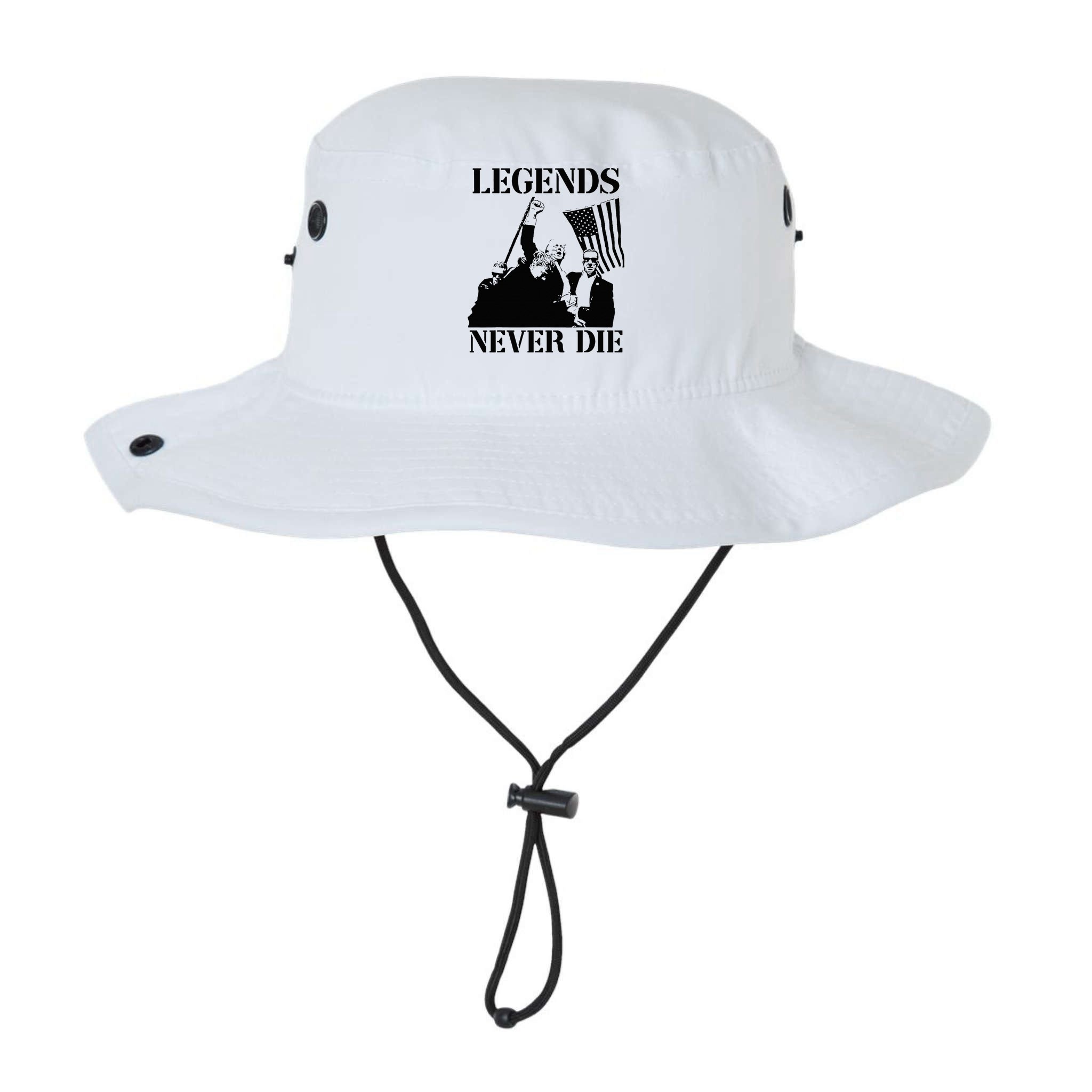 Legends Never Die Trump 2024 Pennsylvania Rally Patriot Bucket Hat