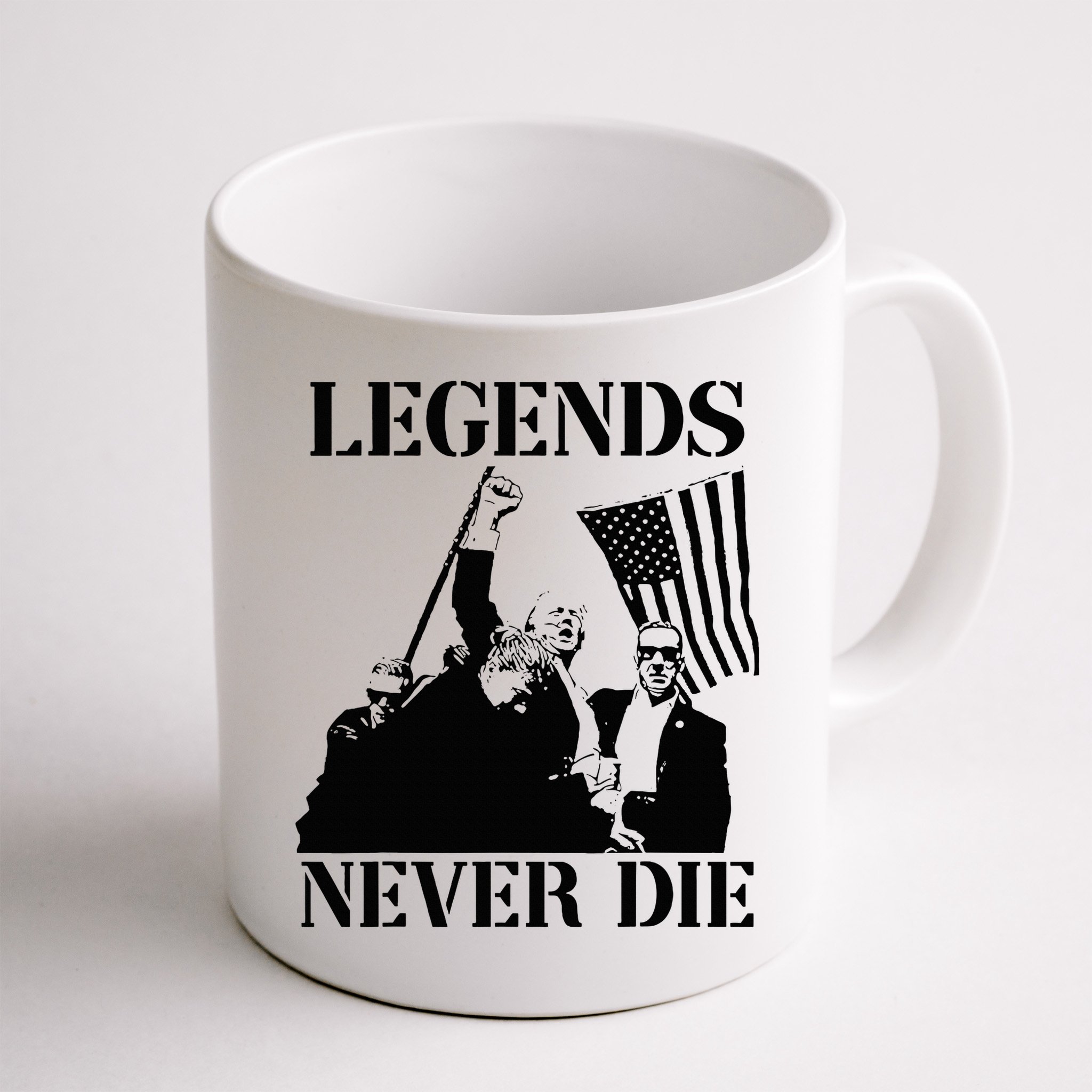 Legends Never Die Trump 2024 Pennsylvania Rally Patriot Mug