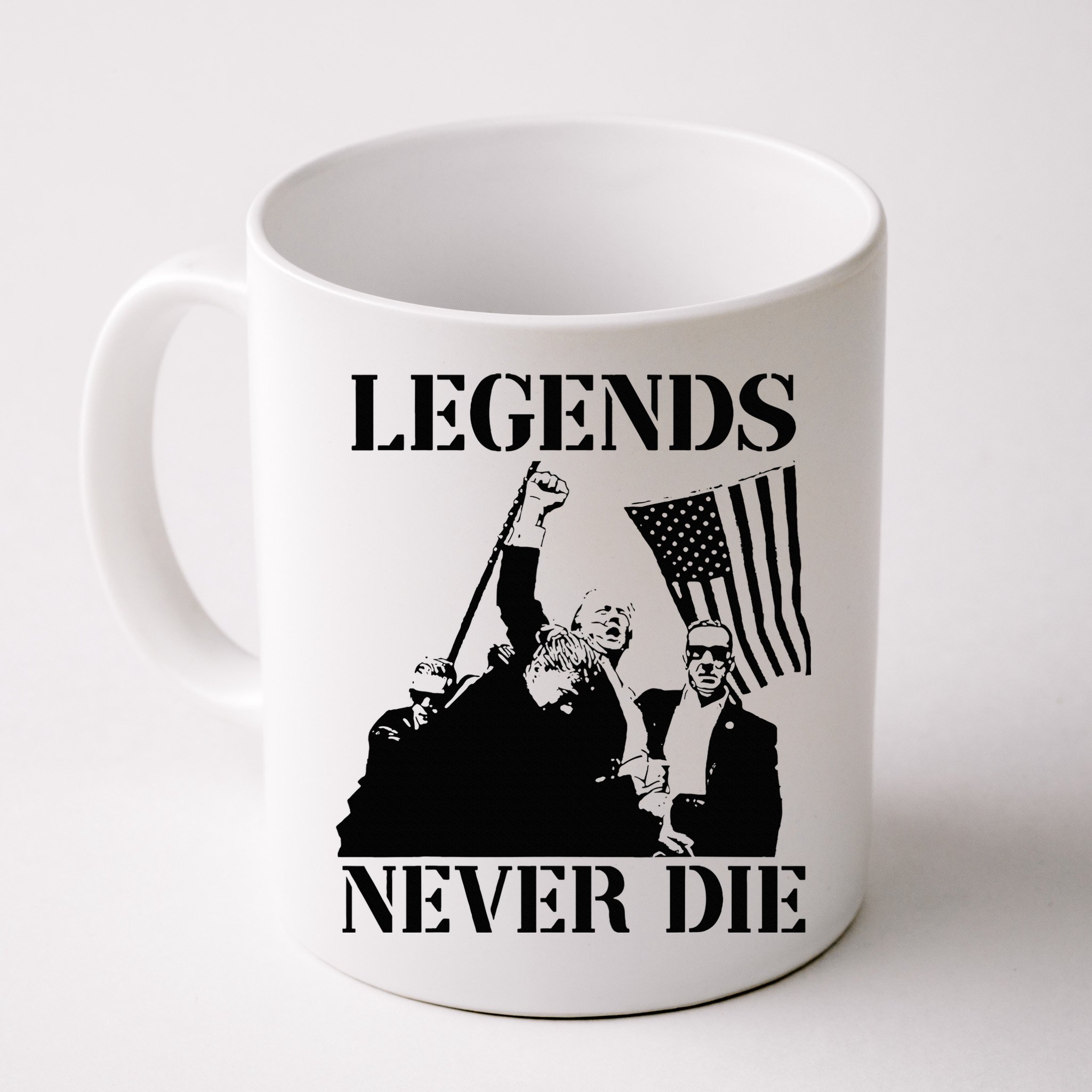 Legends Never Die Trump 2024 Pennsylvania Rally Patriot Mug