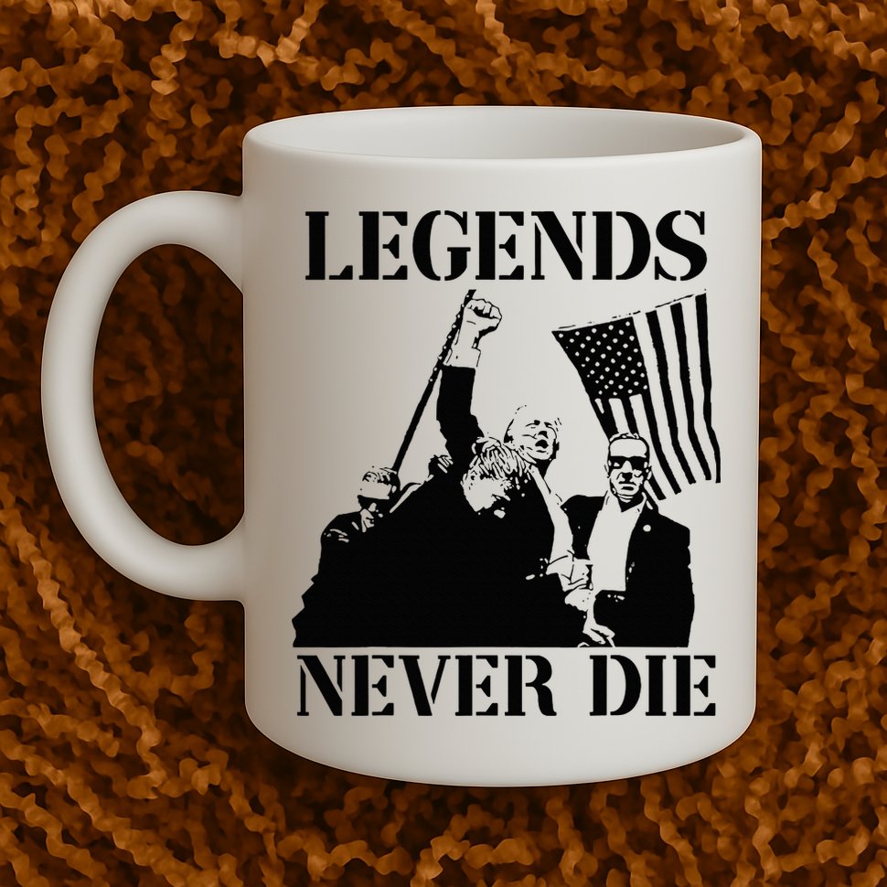 Legends Never Die Trump 2024 Pennsylvania Rally Patriot Mug