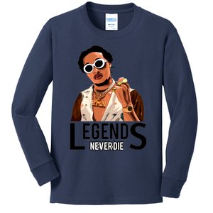 Legend Never Dies RIP Takeoff Rapper Rest In Peace Kids Long Sleeve Shirt