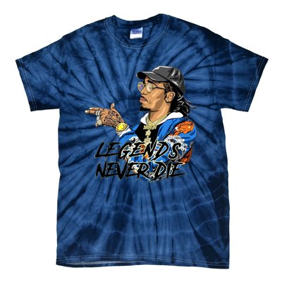 Legend Never Dies RIP Takeoff Rapper Rest In Peace Tie-Dye T-Shirt