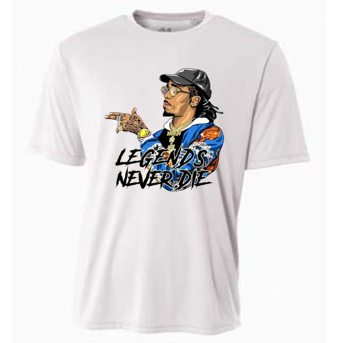 Legend Never Dies RIP Takeoff Rapper Rest In Peace Cooling Performance Crew T-Shirt