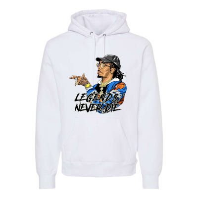 Legend Never Dies RIP Takeoff Rapper Rest In Peace Premium Hoodie