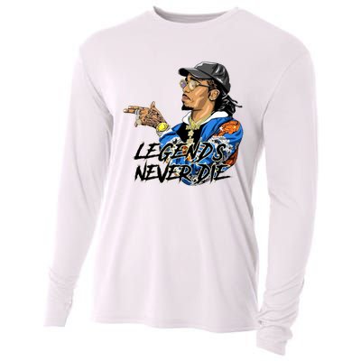 Legend Never Dies RIP Takeoff Rapper Rest In Peace Cooling Performance Long Sleeve Crew