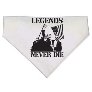 Legends Never Die Trump 2024 Pennsylvania Rally Patriot USA-Made Doggie Bandana