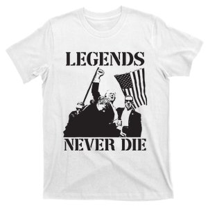 Legends Never Die Trump 2024 Pennsylvania Rally Patriot T-Shirt