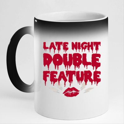 Late Night Double Feature Rock Musical Horror Show 11oz Black Color Changing Mug