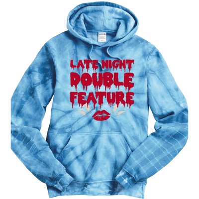 Late Night Double Feature Rock Musical Horror Show Tie Dye Hoodie