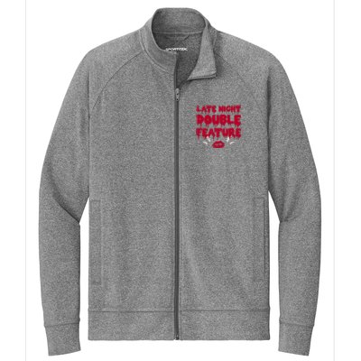 Late Night Double Feature Rock Musical Horror Show Stretch Full-Zip Cadet Jacket