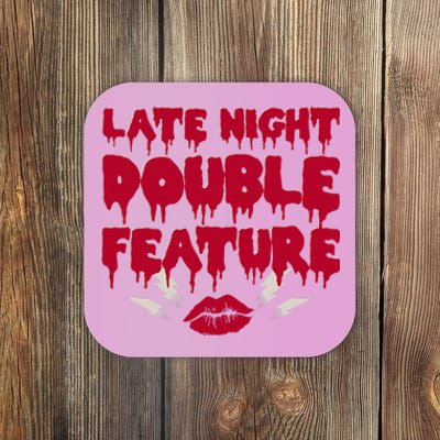 Late Night Double Feature Rock Musical Horror Show Coaster