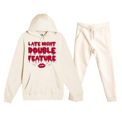 Late Night Double Feature Rock Musical Horror Show Premium Hooded Sweatsuit Set