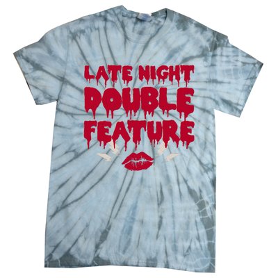 Late Night Double Feature Rock Musical Horror Show Tie-Dye T-Shirt