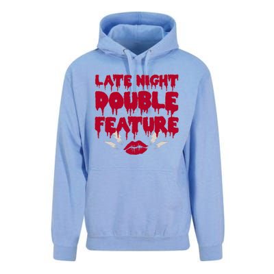 Late Night Double Feature Rock Musical Horror Show Unisex Surf Hoodie