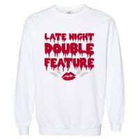 Late Night Double Feature Rock Musical Horror Show Garment-Dyed Sweatshirt